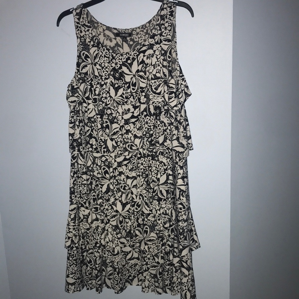 Floral ruffle dress